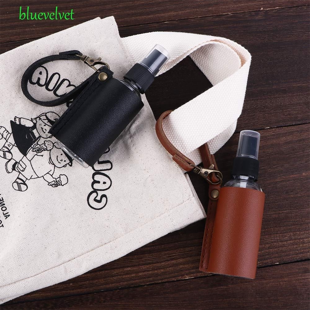 Chai Xịt Nước Rửa Tay Bằng Da Có Móc Khóa Tiện Lợi
