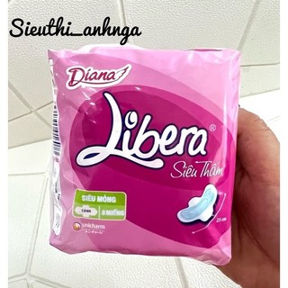 Bvs phụ nữ libera siêu thấm siêu mỏng có cánh gói 8 miếng