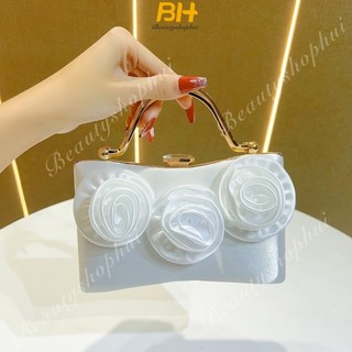 Túi xách kim cương mới Túi tiệc dạ hội thời trang lụa