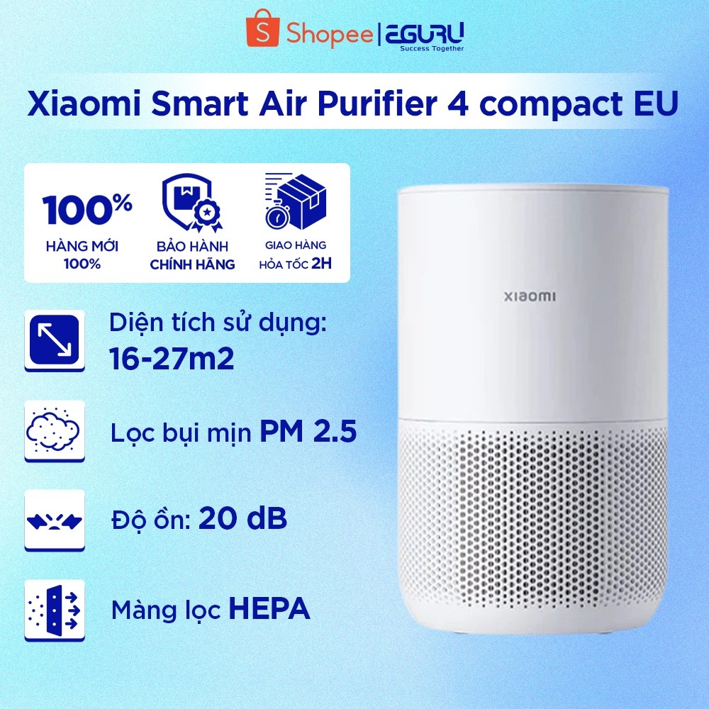 Máy Lọc Không Khí Xiaomi Smart Air Purifier 4 Compact EU (BHR5860EU) | Bảo Hành 12 Tháng