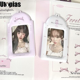[Utopias] Album ảnh, Hộp đựng thẻ Kpop Y2K, Thẻ thần tượng phong cách múa ba lê ngọt ngào Thu thập INS Photcards Tay áo bảo vệ Star Chaser