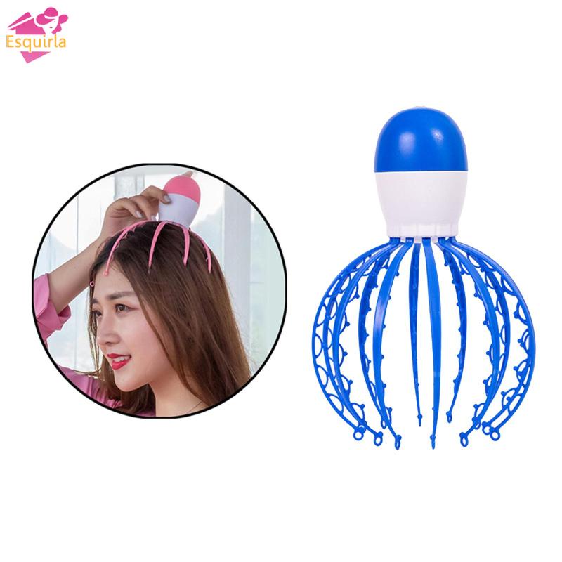 Esquirla Máy massage Đầu Hình Bạch Tuộc Giúp Thư Giãn Cho Tóc Giả