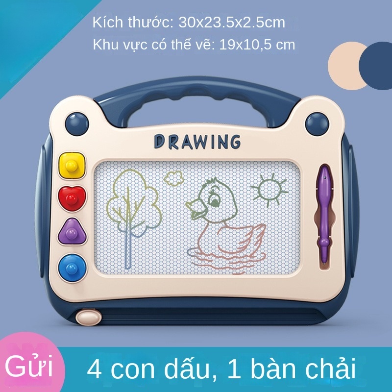 Thông Minh Bảng Vẽ Xóa Nam Châm Chân Bàn Cho Bé