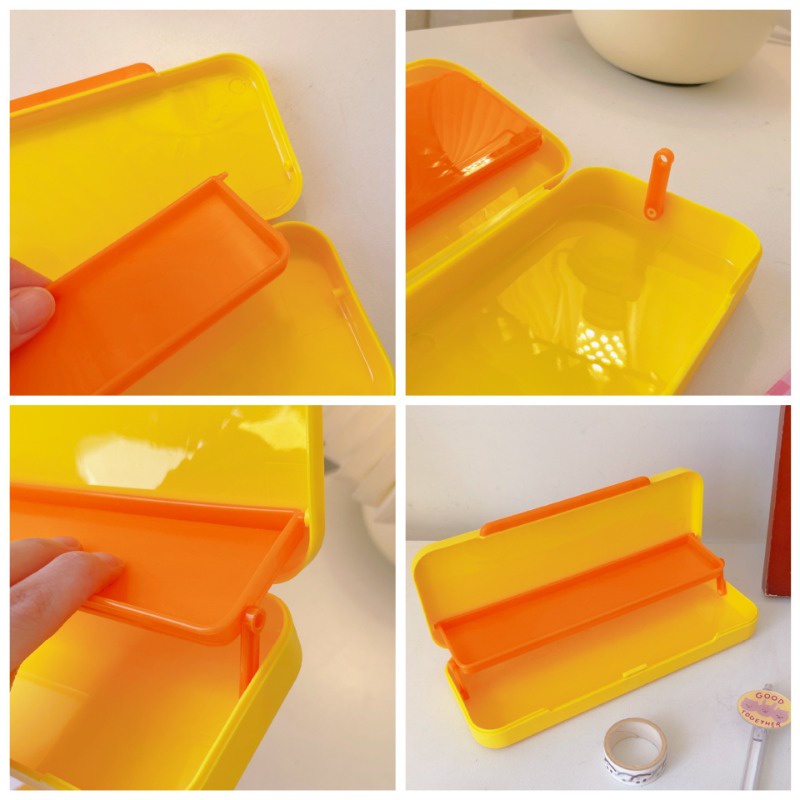 Dễ Thương Hộp Đựng Bút In Hình Hoạt Hình Sáng Tạo Ốp