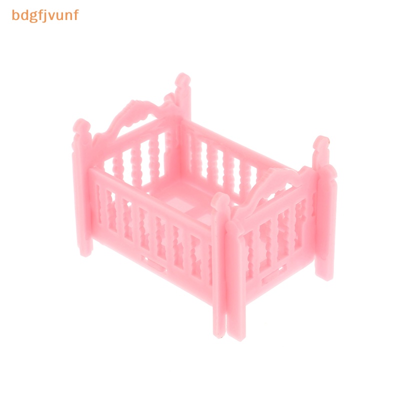 Bdgf Bộ Giường Cũi Em Bé Trang Trí Nội Thất Cho Nhà Búp Bê vn