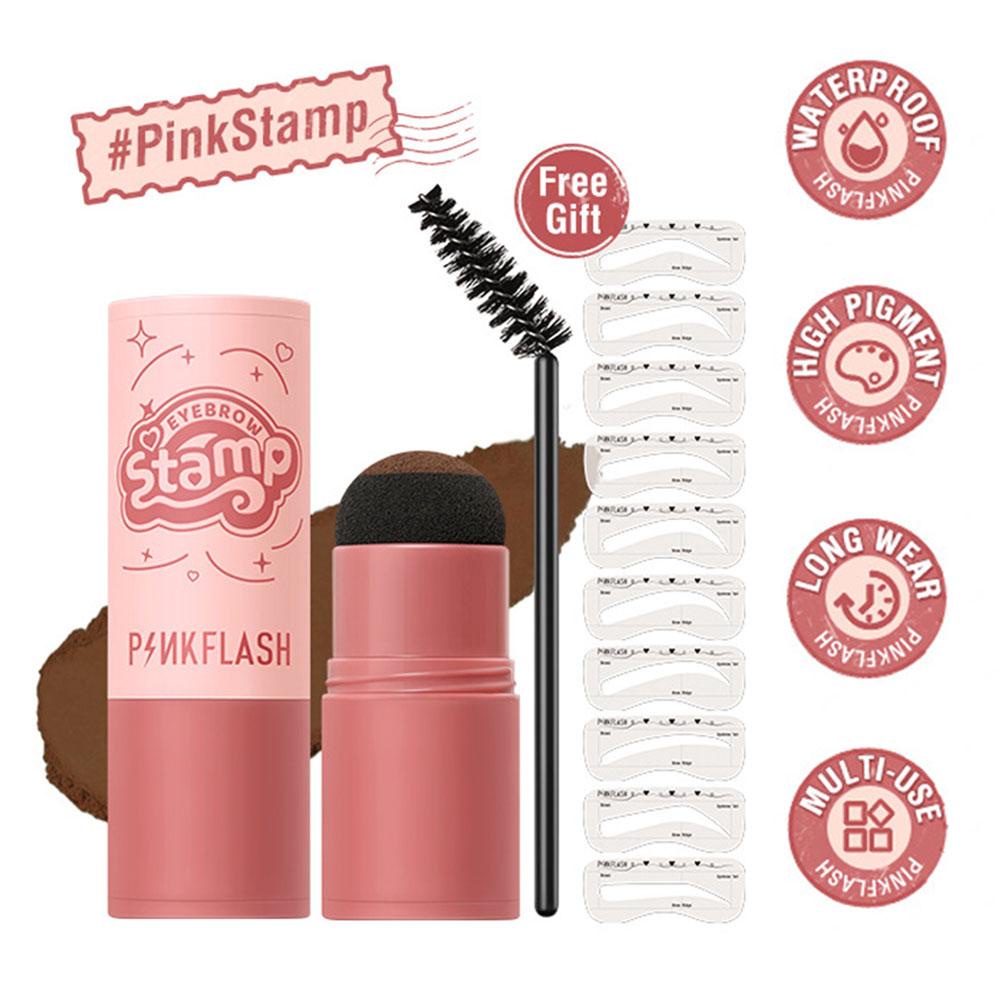 Pinkflash Phấn Trang Điểm Lông Mày Màu Lì Sắc Tố Cao Lâu Trôi Chống Thấm Nước a6s1