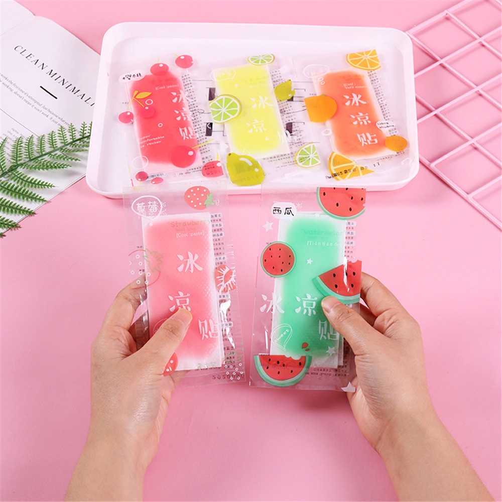 Gói 2 Miếng Dán Phòng Chống Say Nắng Và Giảm Sốt Cho Trẻ Sơ Sinh Và Người Lớn Làm Mát Cơ Thể, Giảm Giá