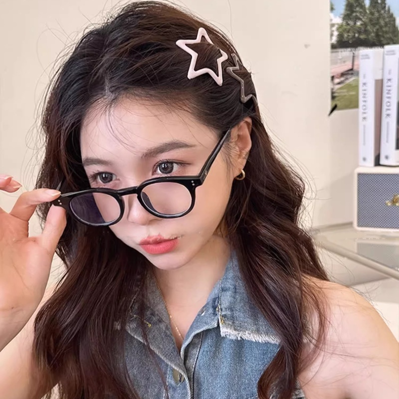 Kẹp Tóc Ngôi Sao Năm Cánh Cỡ Lớn Phong Cách Hàn Quốc Dễ Thương Cho Bé Gái