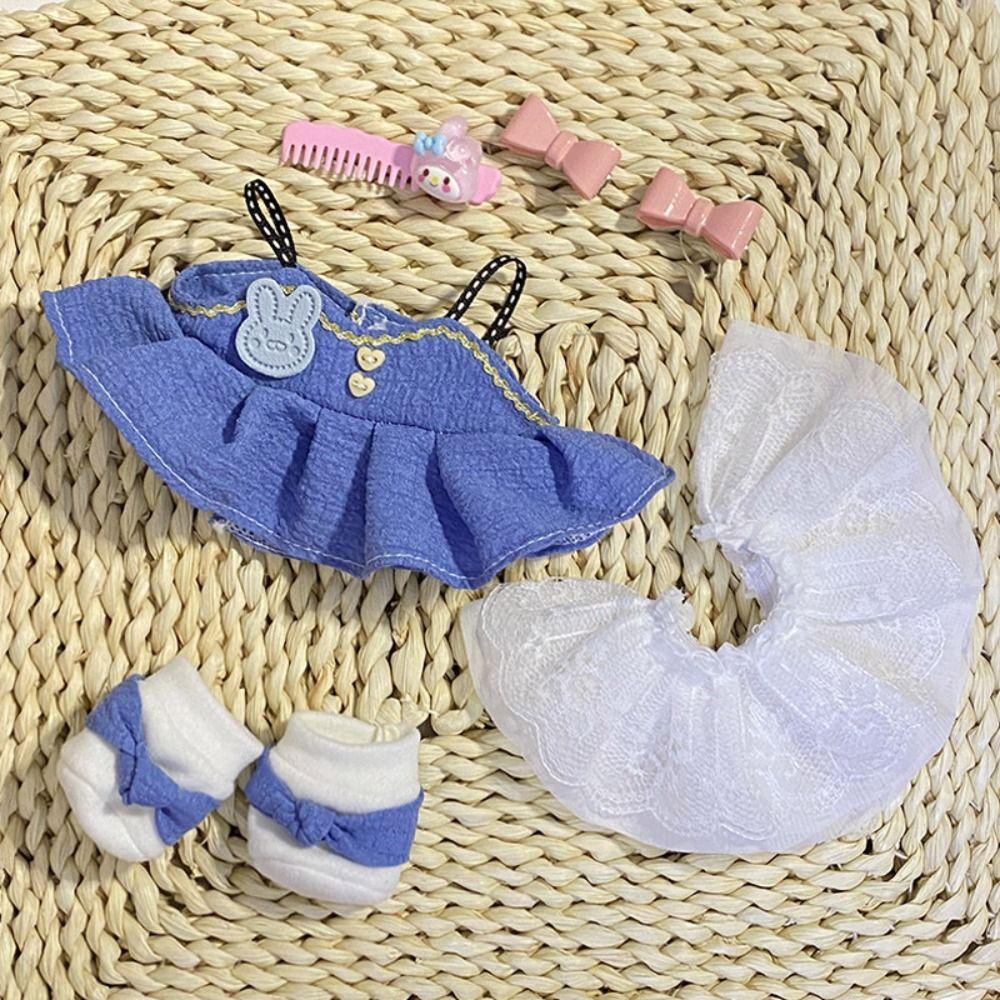 Bộ Quần Áo cotton 20cm mini 20cm Họa Tiết Hoạt Hình Dễ Thương Cho Búp Bê