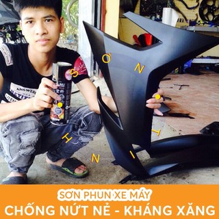 Sơn samurai màu đen nhám , đen mờ, đen phẳng 109a