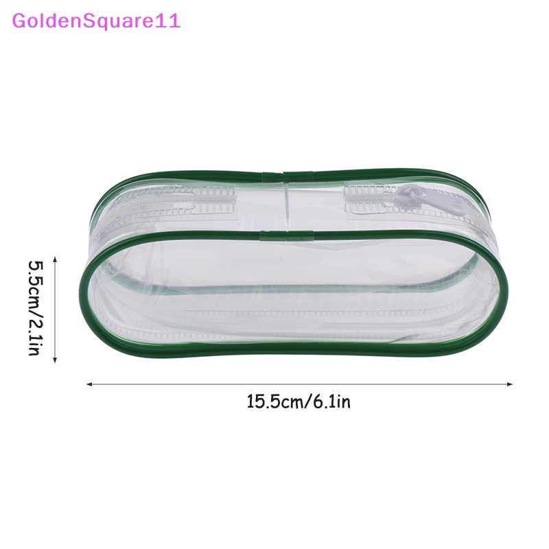 Túi Đựng Tiền Xu / Chìa Khóa / Tai Nghe / Son Môi mini Trong Suốt Hình Búp Bê anime Màu Vàng Kim vn