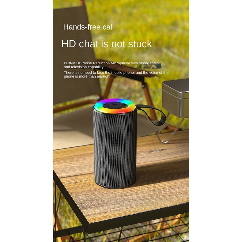 Loa bluetooth Không Dây 2023 Chống Nước Có Đèn rgb