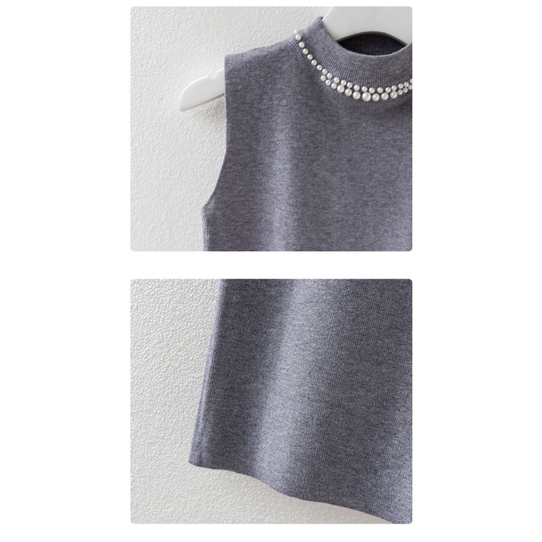 Áo Dệt Kim Hai Dây Thiết Kế Mới Thời Trang Mùa Thu Dành Cho Nữ