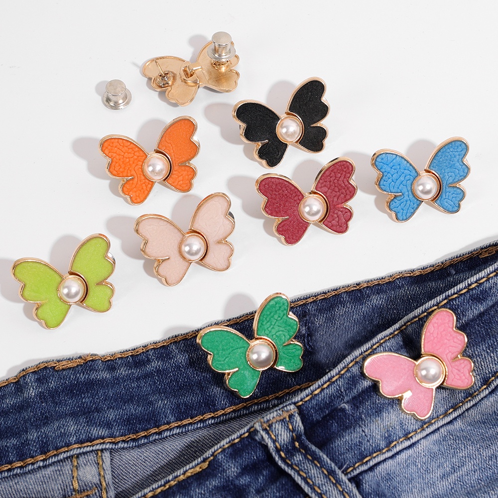 Nút Thắt Eo Bằng Kim Loại Hình Bướm Có Thể Điều Chỉnh Và Tái Sử Dụng