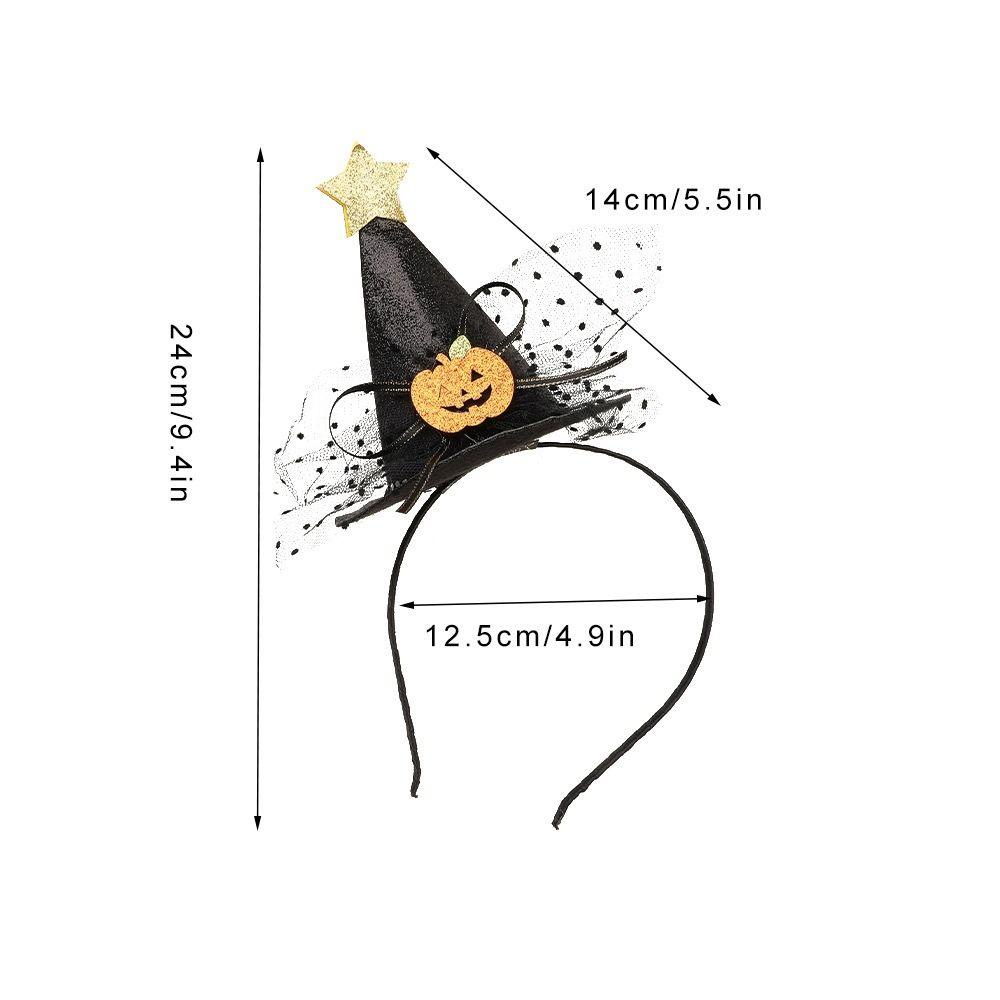 Băng Đô Cài Tóc Hình Nón Phù Thủy Dơi / Người Nhện / Ngôi Sao Kiểu halloween Dễ Thương