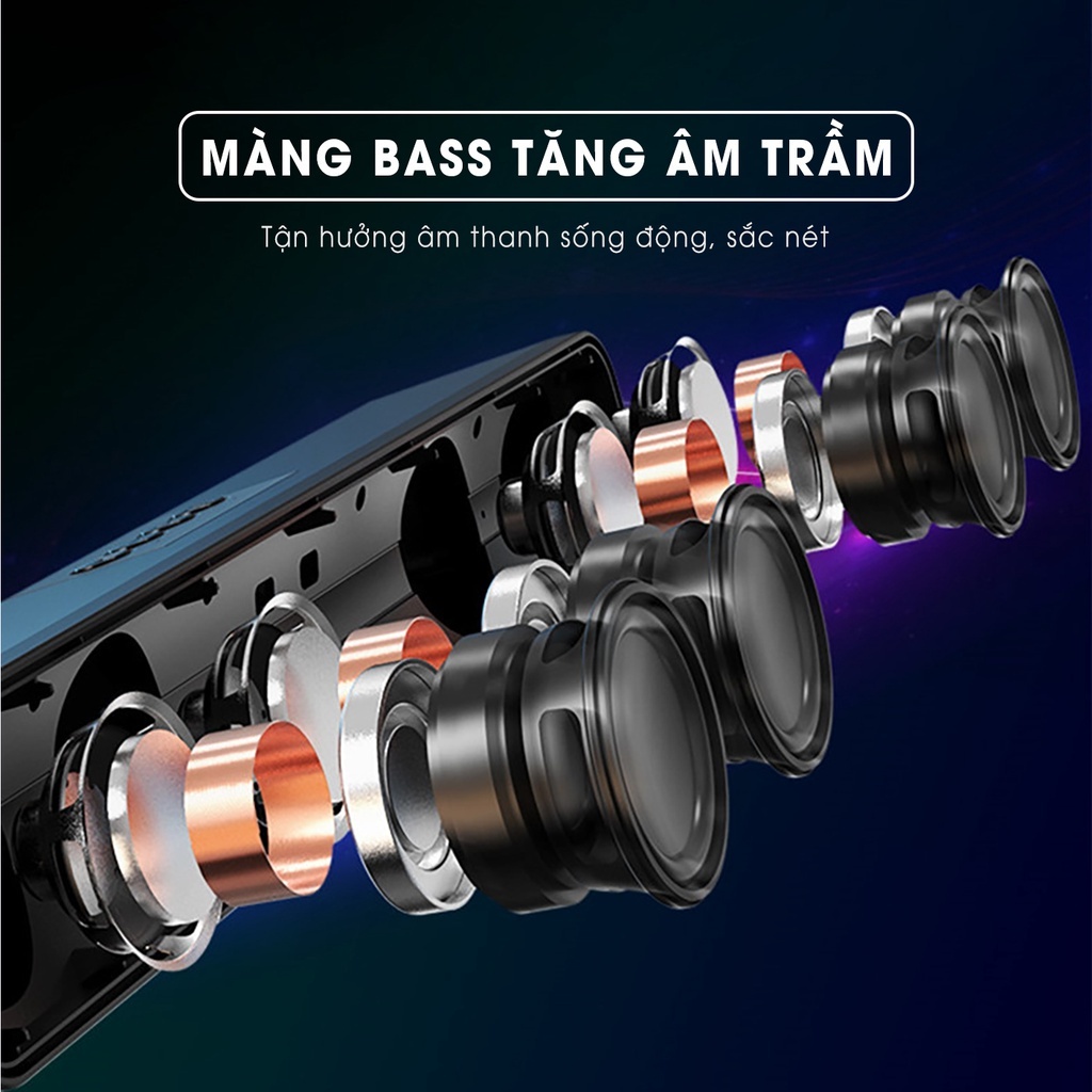 Loa Bluetooth Không Dây Soundbar 4.0ch Harman/Kadon LED Pro - Âm Thanh Vòm 3D - Chất âm hay