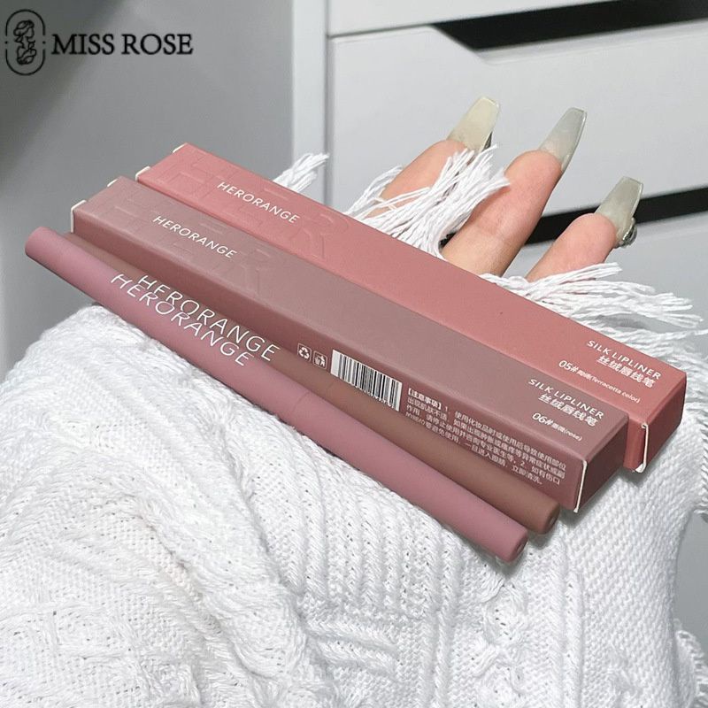 Kẻ Viền Môi Herorange Fog Velvet Phác Thảo Hình Môi Không Kéo Khô Mềm Mại Sương Mù Trắng Son Môi Bút Trang Điểm Giá Rẻ