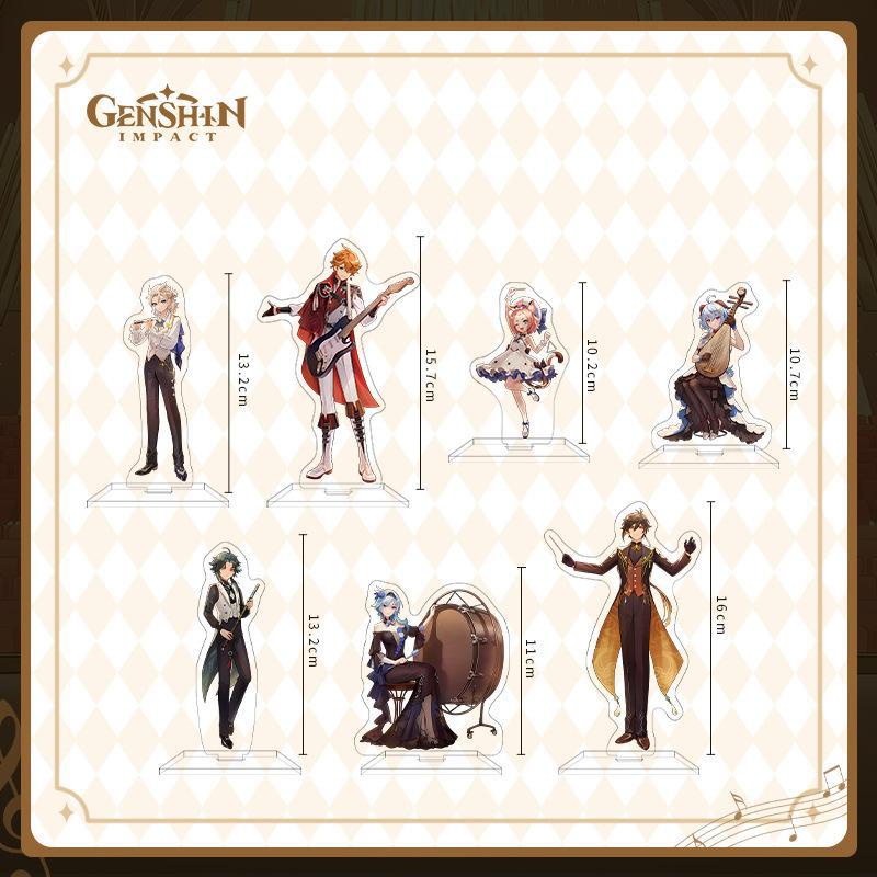 Bộ hạng mục Genshin Impact 2023 Concert Symphonic Dream Standee Keychain Brooch Badge Set CMP0