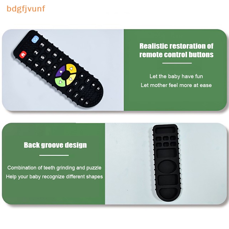 Bdgf Đồ Chơi Silicon Hình tv Điều Khiển Từ Xa Giúp Giảm Đau Răng Dành Cho Trẻ Em vn