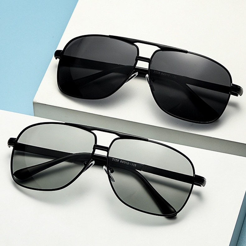 Photochromic Kính Râm Chống Tia Cực Tím Ngày Và Đêm Cho Nam