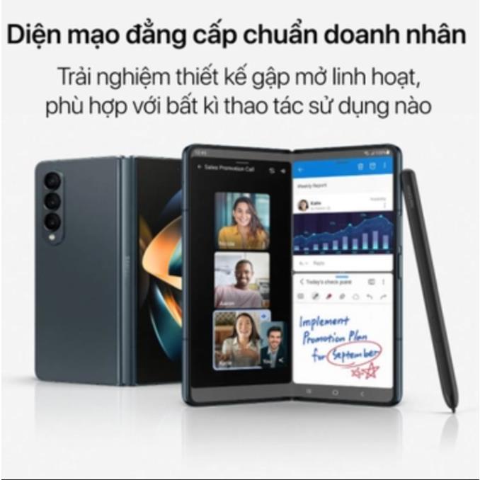 Điện thoại Samsung Galaxy Z Fold4 chính hãng giá rẻ likenew bảo hành 12 tháng tặng kèm cáp sạc tai nghe GQ5