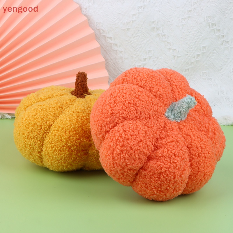 Gối Nhồi Bông Hình Bí Ngô halloween Dễ Thương Sáng Tạo 20cm