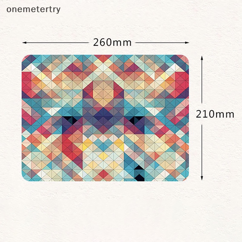 Tấm Lót Chuột Máy Tính / laptop Họa Tiết Hình Học Chống Trượt Tiện Dụng Cho Gia Đình / Văn Phòng