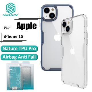 Ốp Điện Thoại nillkin Bằng tpu Mềm Trong Suốt Siêu Mỏng Có Túi Khí Chống Sốc Cho iphone 15 / 15 pro