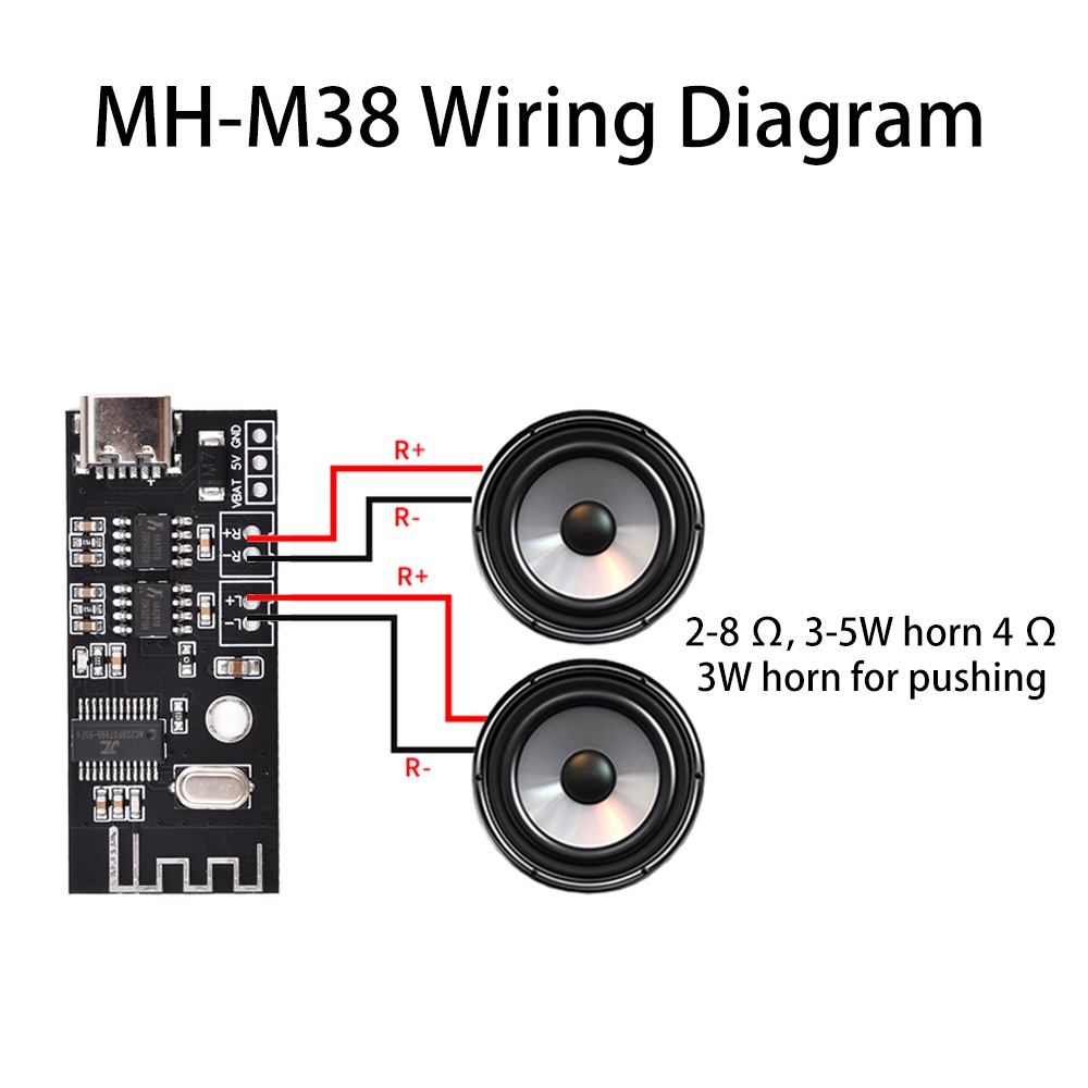 Gaqee Mô Đun Nhận Tín Hiệu bluetooth 4.2 2 * 5w mp3 Chuyên Dụng