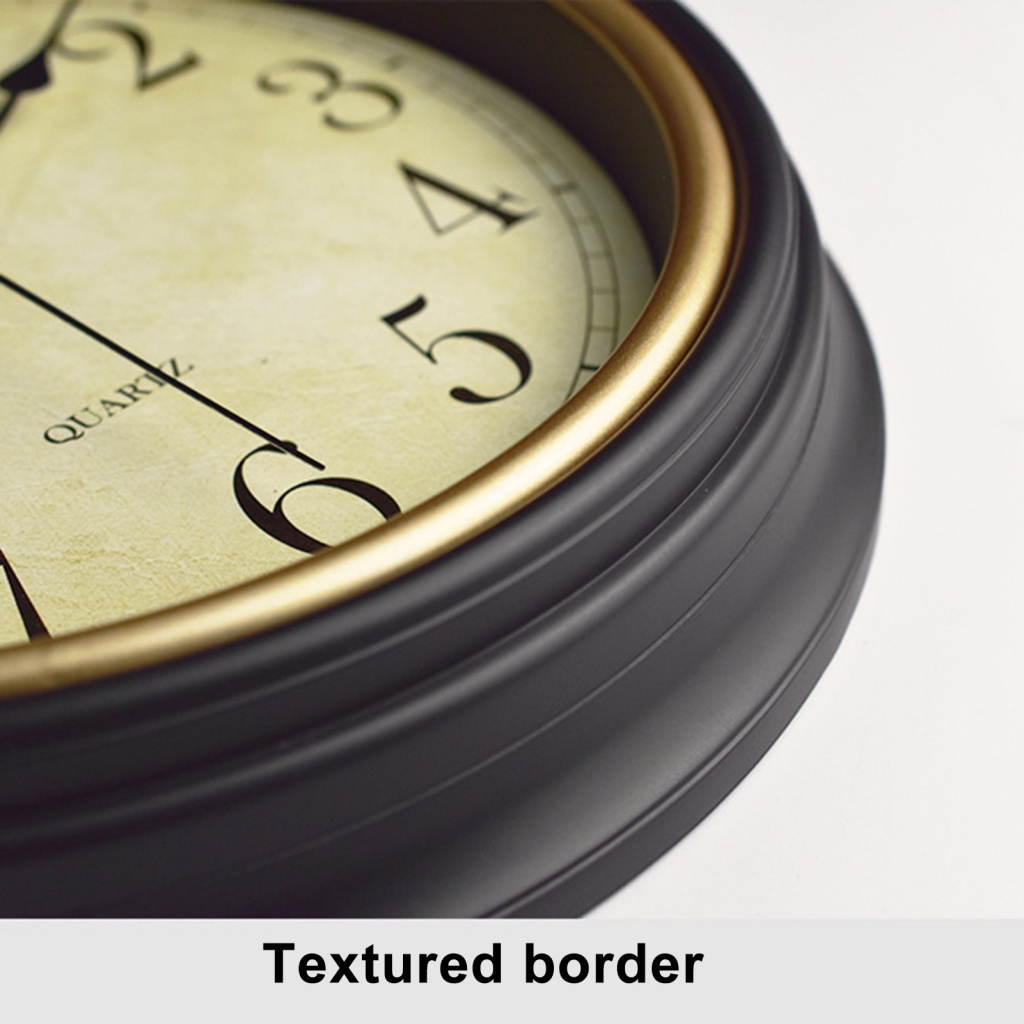 Áo Thun Gotopartyy Gotopartyy| Đồng Hồ Treo Tường Phong Cách Cổ Điển Chạy Bằng Pin Dùng Trang Trí Phòng Khách