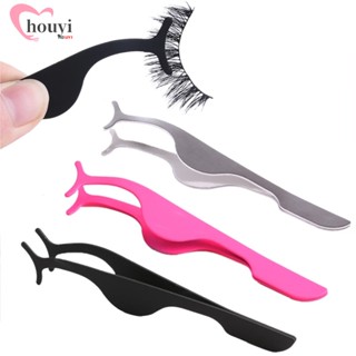 1 Cây Nhíp Gắp Lông Mi / Đá Trang Điểm Móng Tay Bằng Thép Không Gỉ Đa Năng