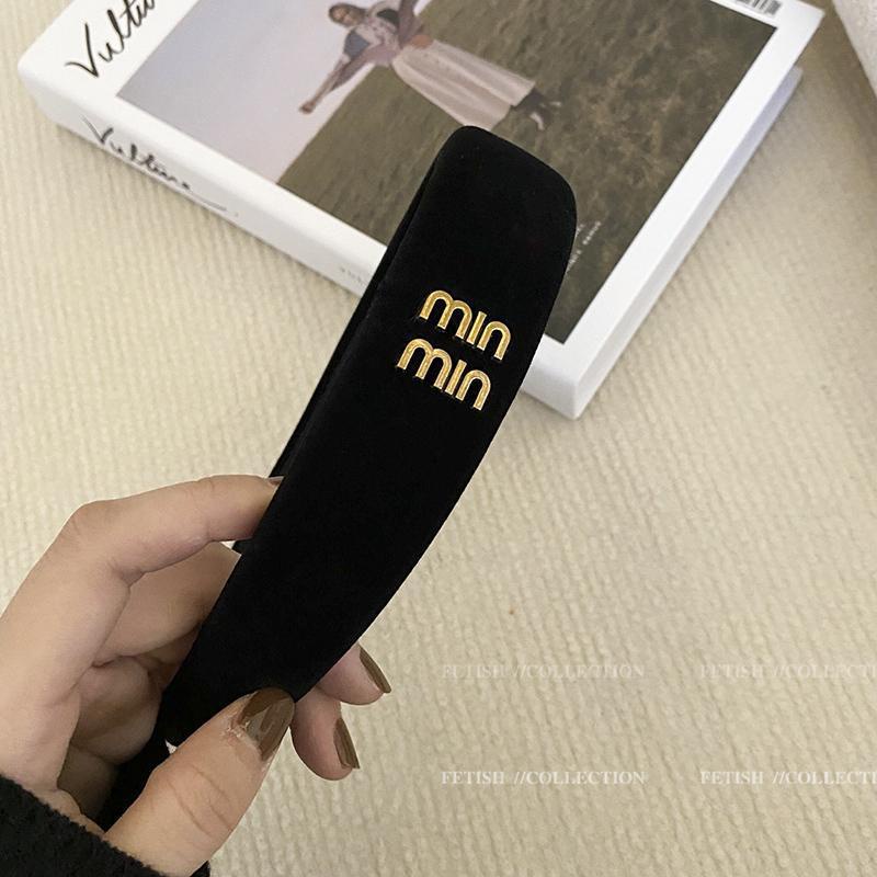 Băng Đô Nhung Đen Phong Cách Hàn Quốc Cho Nữ