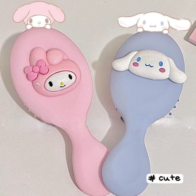Sanrio Lược Chải Tóc mini Gấp Gọn Tiện Dụng Mang Theo Du Lịch