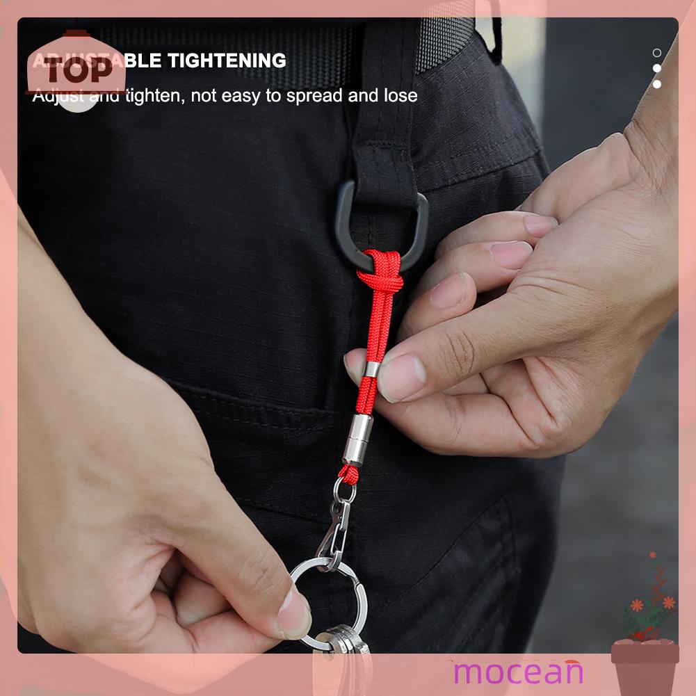 Móc Khóa Dây Dù Chống Thất Lạc Ngoài Trời Có Vòng Khóa parachute