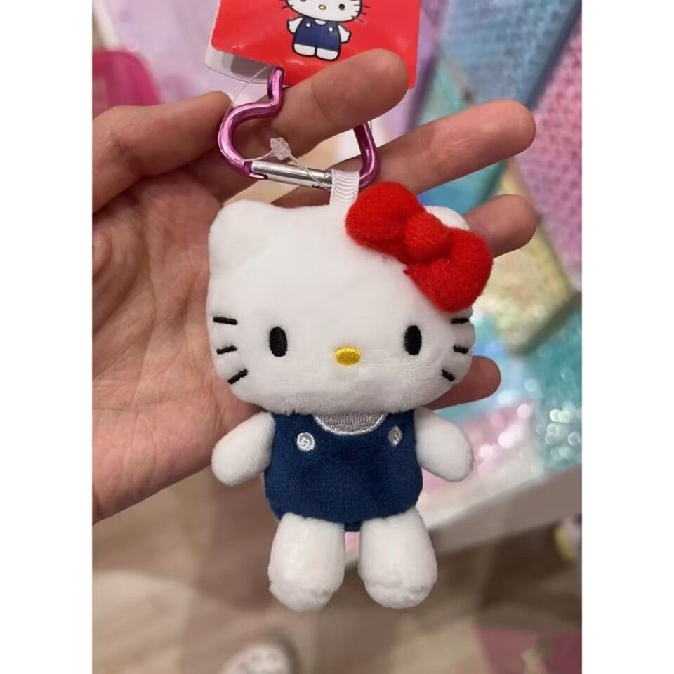 Móc Khóa Hình Mèo hello Kitty Nhồi Bông Đáng Yêu Dễ Thương