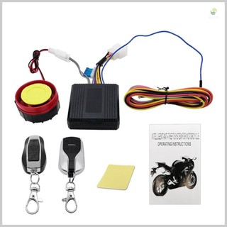 Motorcycle AntiTheft Alarms System Wireless Remote Engine Starter Stop with Remote Controller