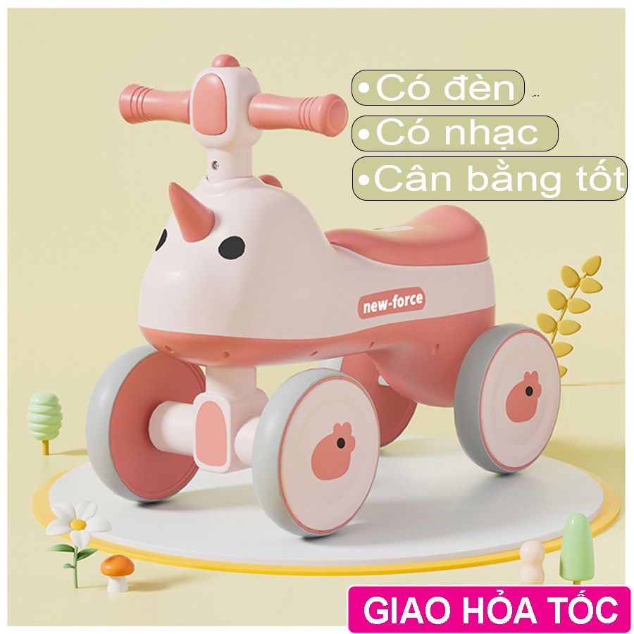 Xe chòi chân cho bé, CÓ ĐÈN NHẠC, TỪ 1-5 TUỔI, XE LẮC CHO BÉ, Obama Baby