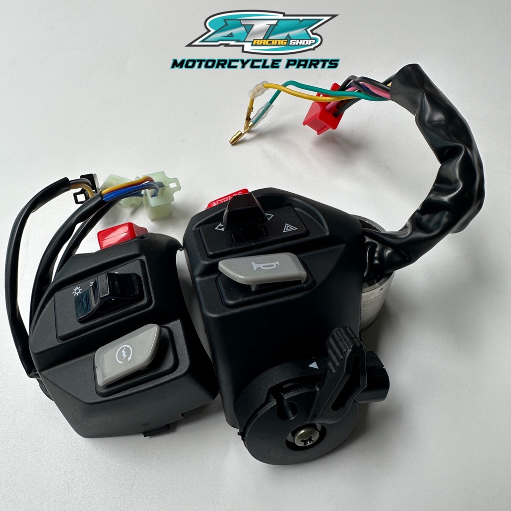 Cùm NVX gắn xe Exciter 135 đã mod sẵn full chức năng ,Bassing ,hazard ,tắt máy có dây kéo e