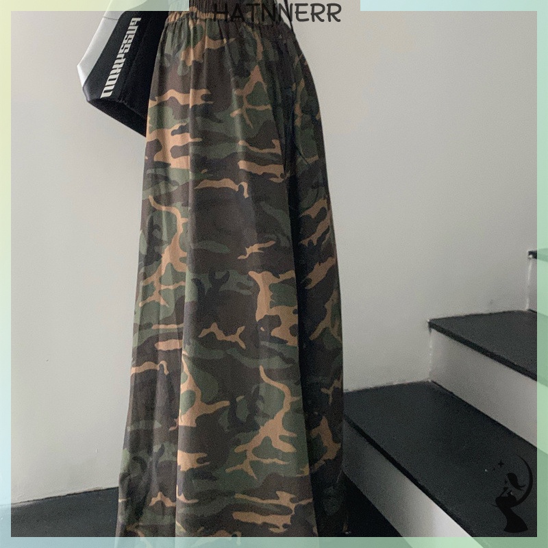 Chân Váy Lưng Cao Dáng Rộng Họa Tiết Rằn Ri Thời Trang Cho Nữ fhs