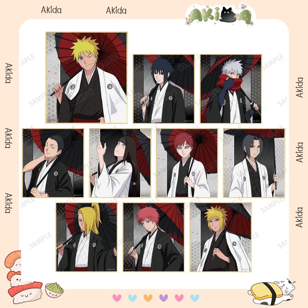 Pack random/ thẻ nhân phẩm - Mini Shikishi kỉ niệm 20 năm - Naruto