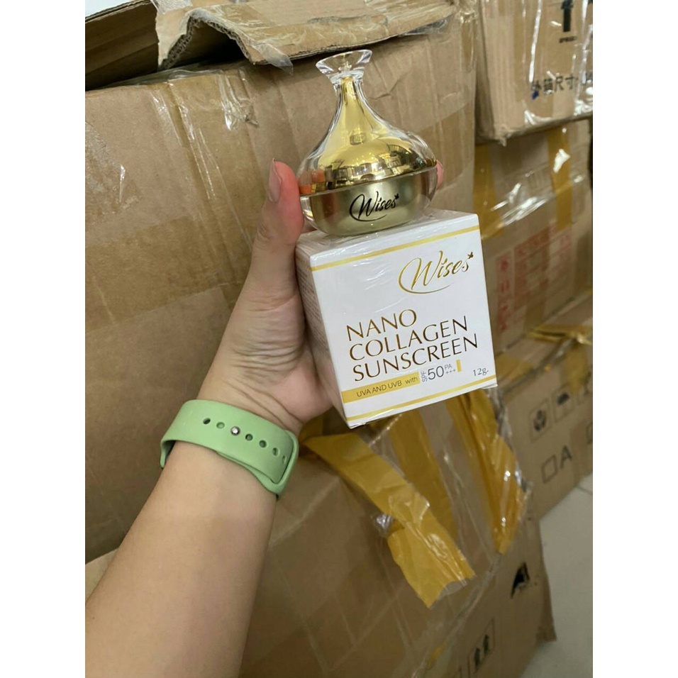 Kem dưỡng da chống nắng Wise Nano Collagen thái