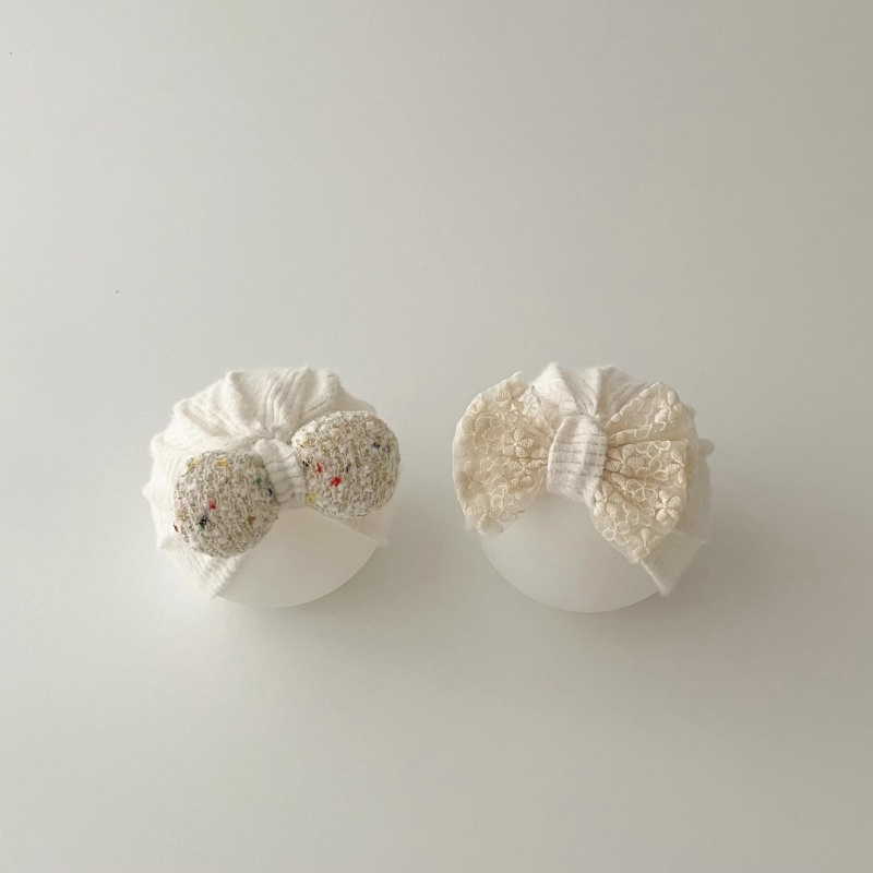 Mũ beanie Bằng cotton Màu Trơn Cột Dây Chống Nắng Tùy Chỉnh Cho Bé Gái Sơ Sinh 0-12 Tháng Tuổi