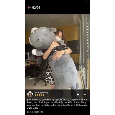 Gấu bông Chó husky, chó ngáo size 1M5 có khoá kéo Siêu to khổng lồ