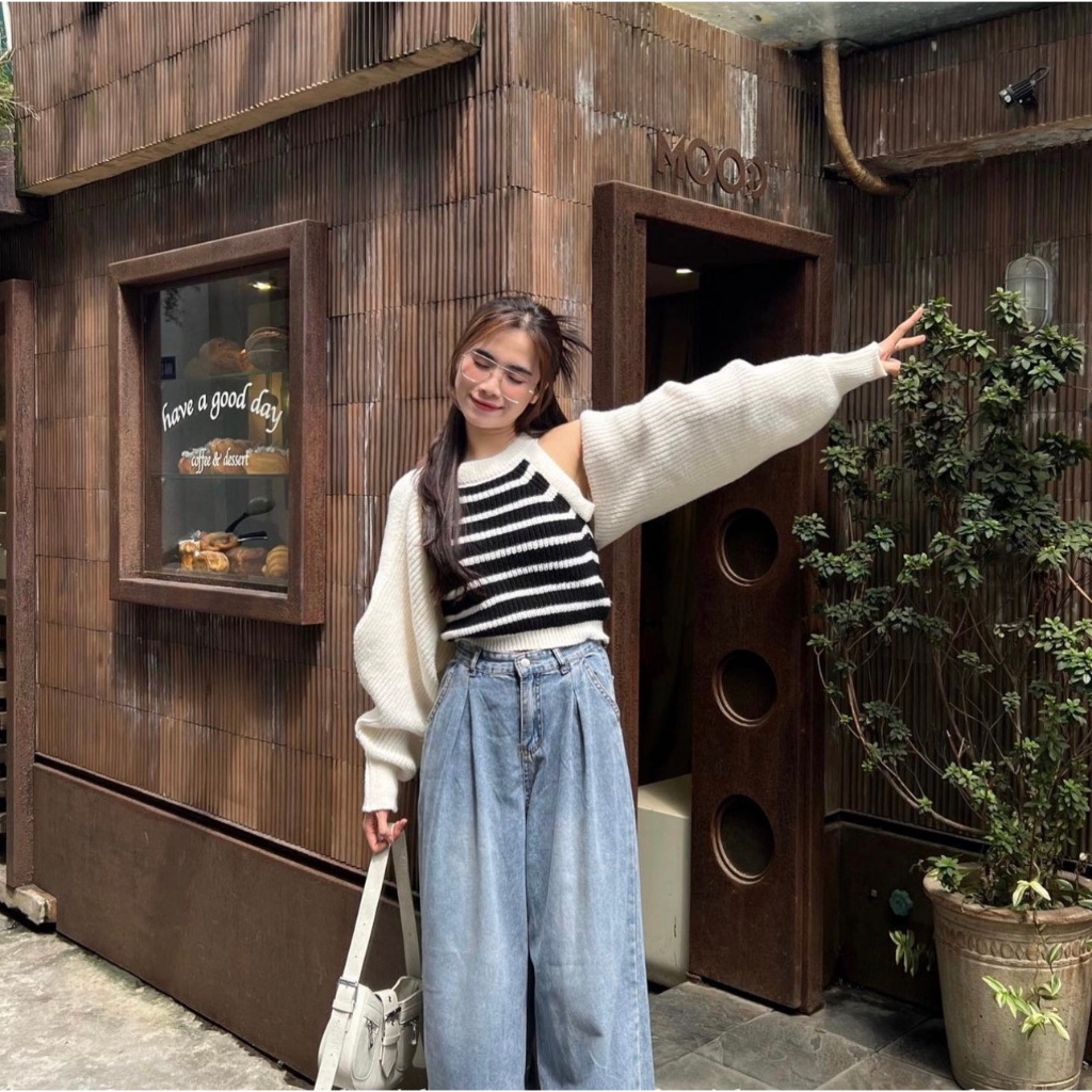 S14 Sét áo cardigan len mic kèm áo len sát nách hàng quảng châu sukii.house