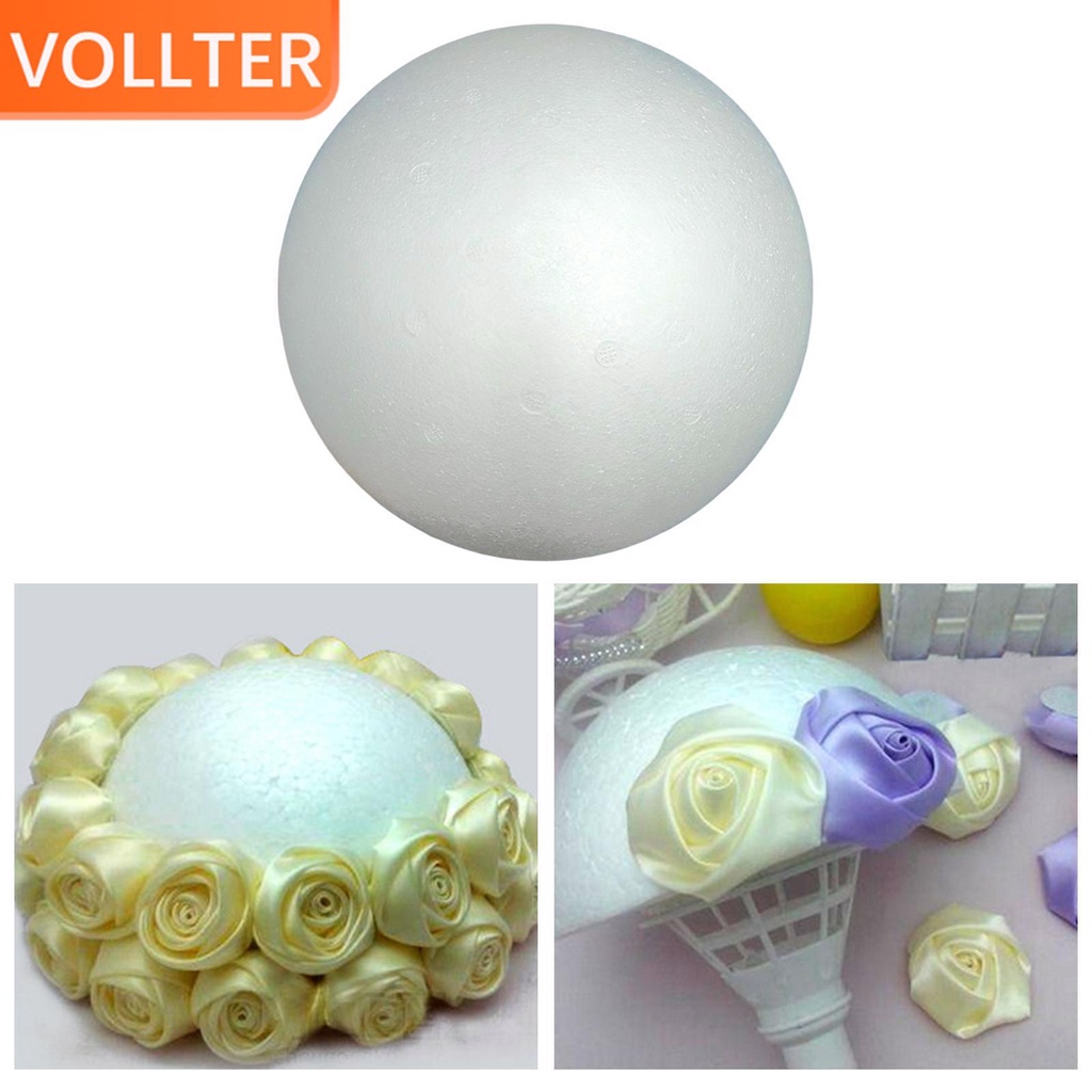 Set 1 / 2 / 3 / 5 Viên Xốp Tròn Nửa Vòng Dùng Để Làm Mô Hình Thủ Công