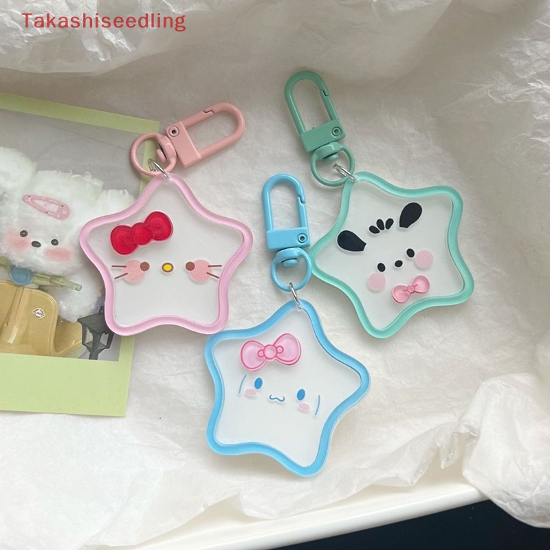 Móc Khóa acrylic Hình Ngôi Sao sanrio Ngọt Ngào Dễ Thương Làm Quà Tặng Cho Bạn Gái