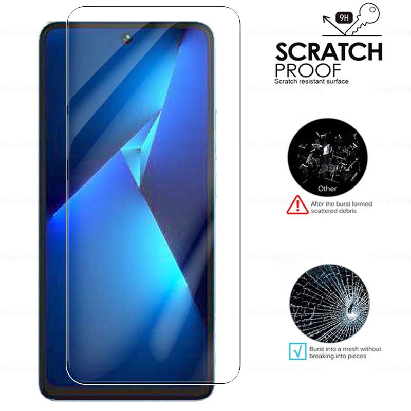 Kính Cường Lực 4 Trong 1 Bảo Vệ Toàn Màn Hình Cho tecno pova 5 4g tecno pova5 pro Nova5Pro 5pro