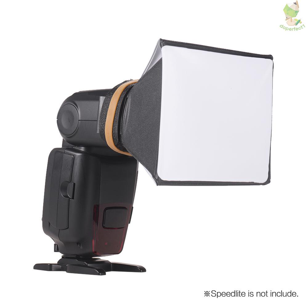 Bộ Hộp Khuếch Tán Đèn flash Chụp Ảnh mini Di Động Cho canon eos olympus pentax sigma dslr speedlite flash Come-9.7