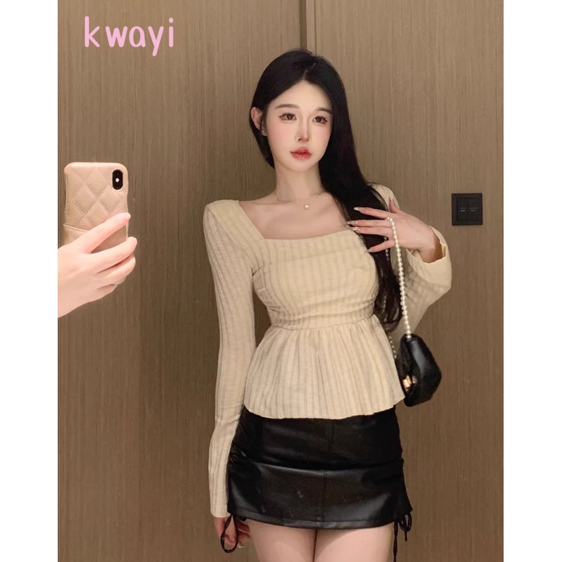 Kwayi Áo Len áo khoác cardigan Xu hướng thời trang Cute phổ biến WMY2393F1339Z230926