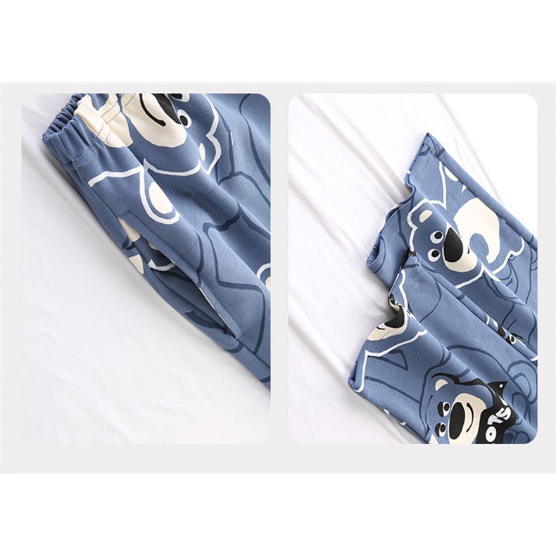 Bộ Đồ Ngủ cotton Tay Dài Thời Trang Xuân Thu Hàng Mới 2022 Dành Cho Cặp Đôi